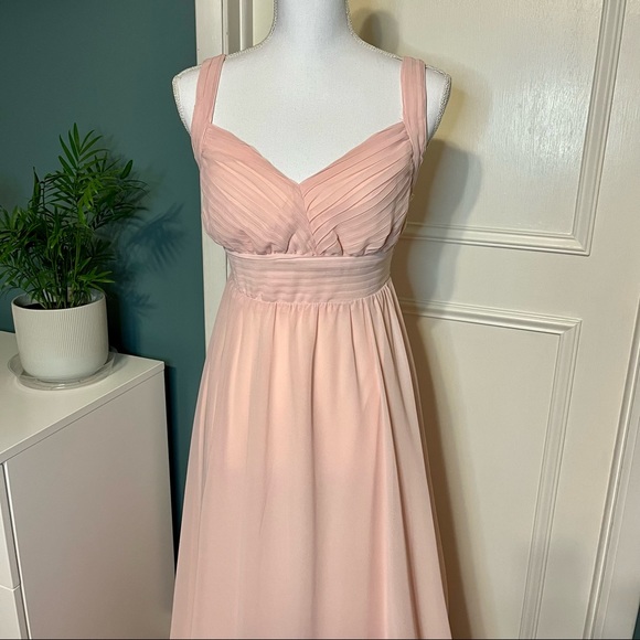 Pink Chiffon Maxi Dress - Picture 7 of 11